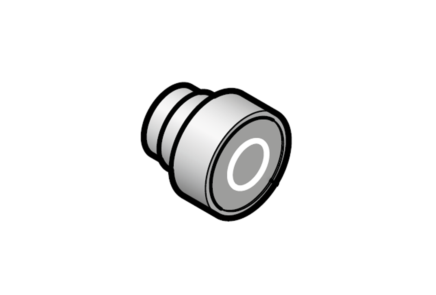 C01.3212 SL Black Stop Button