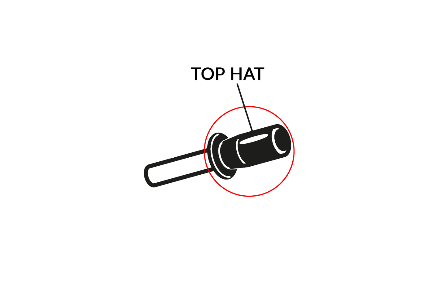 F01.119 Hopper Clamp Top Hat