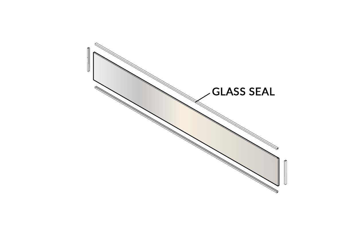 Door Glass Seal | 609mm
