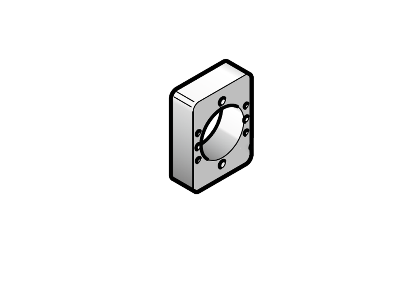 C01.2230 SL Mounting plate for Start/Stop button