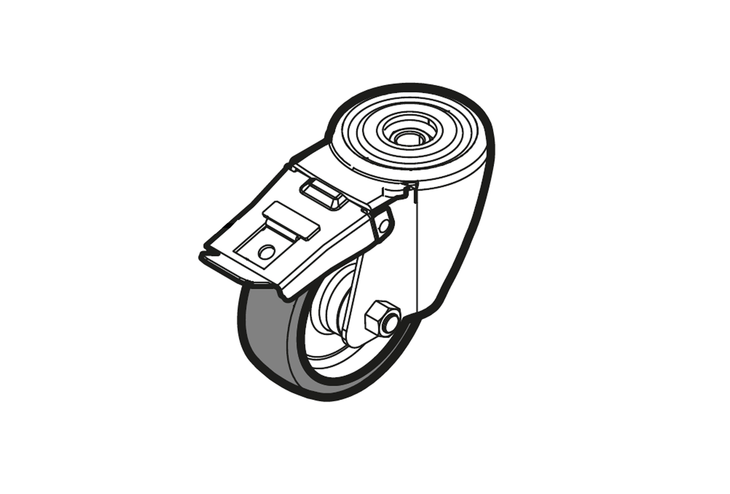 C01.3208 SL Wheel With Brake