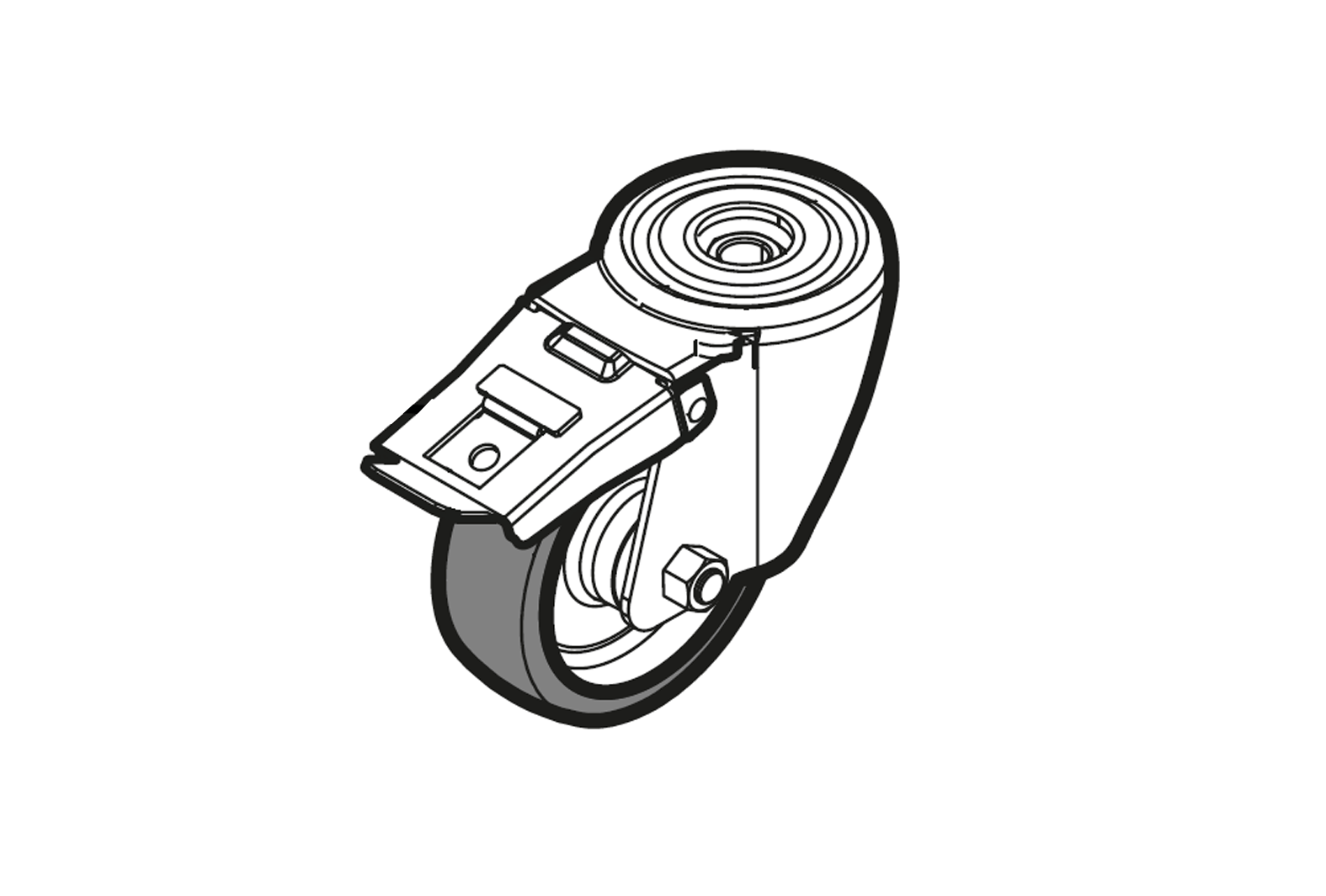 C01.3208 SL Wheel With Brake
