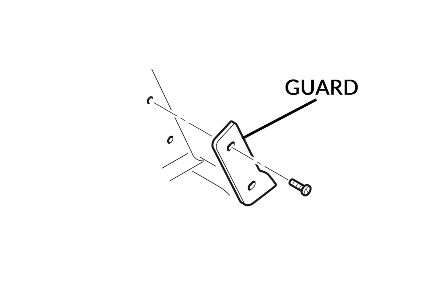 F01.045 300 Rear Blade Guard