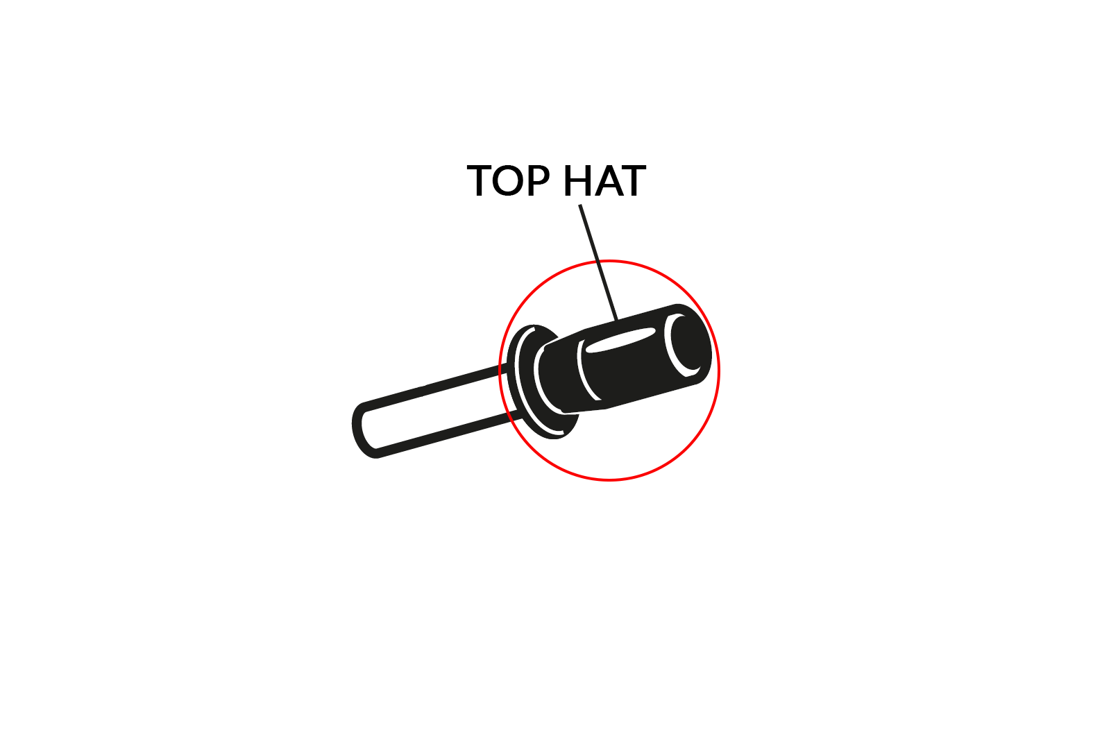 F01.119 Hopper Clamp Top Hat