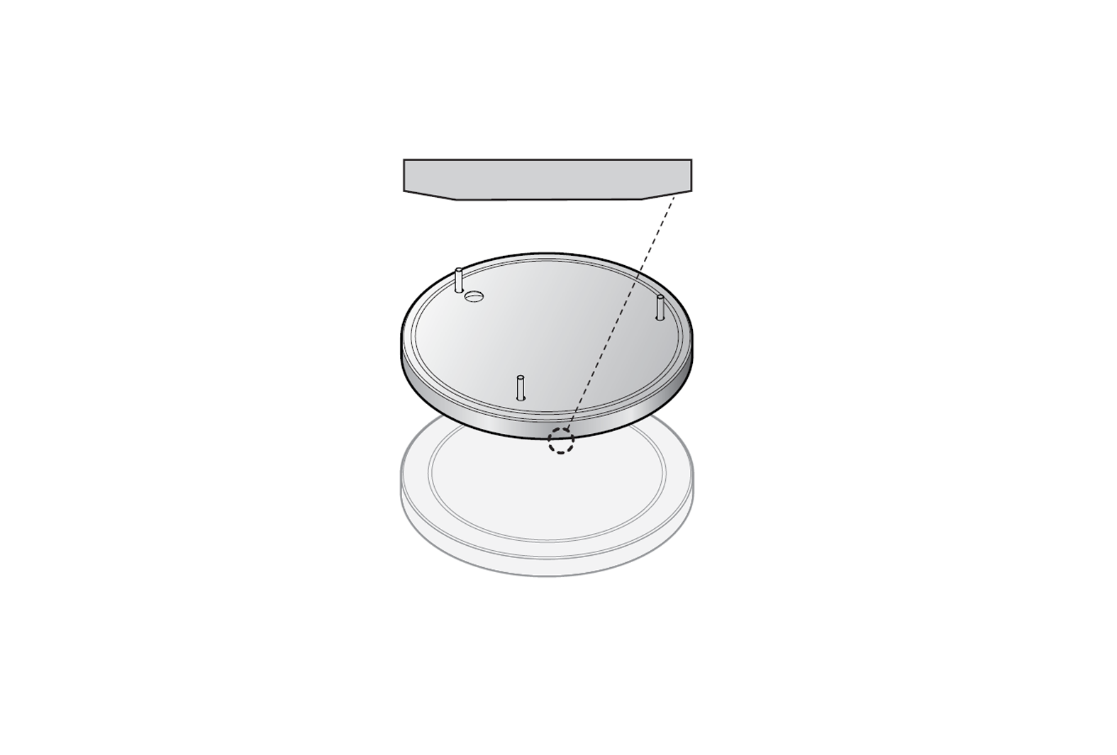C01.2129 PZF Complete Top Plate - Bevelled