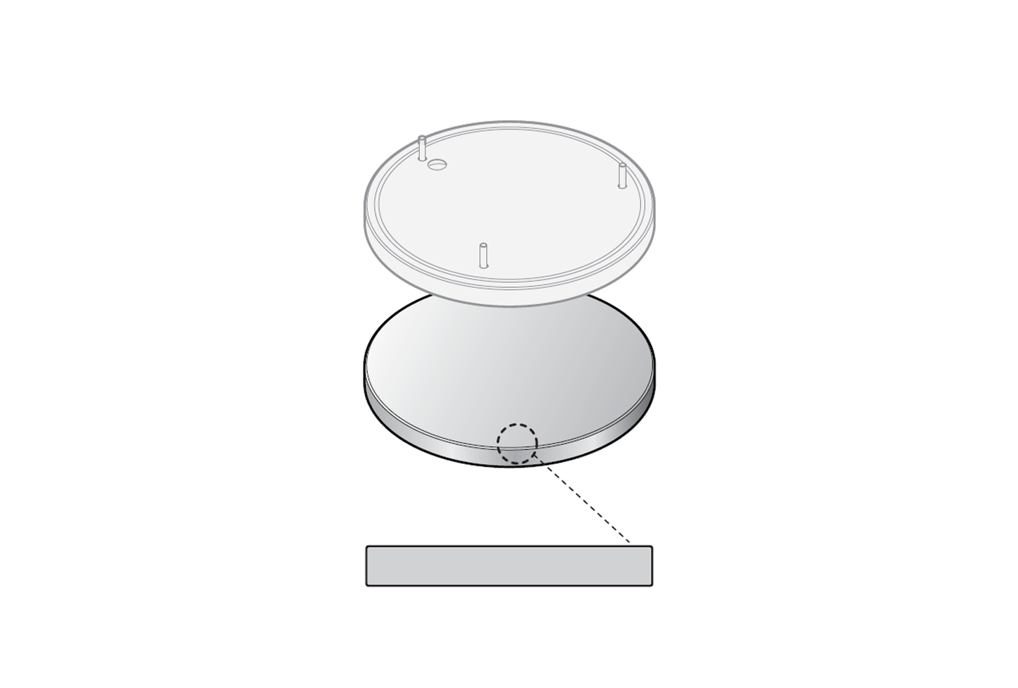 C01.2141 PZF Complete Bottom Plate - Flat