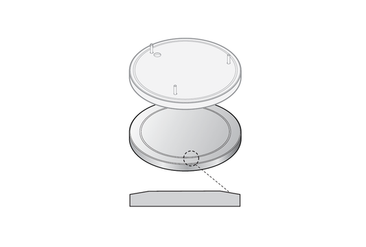 C01.2139 PZF Complete Bottom Plate - Bevelled