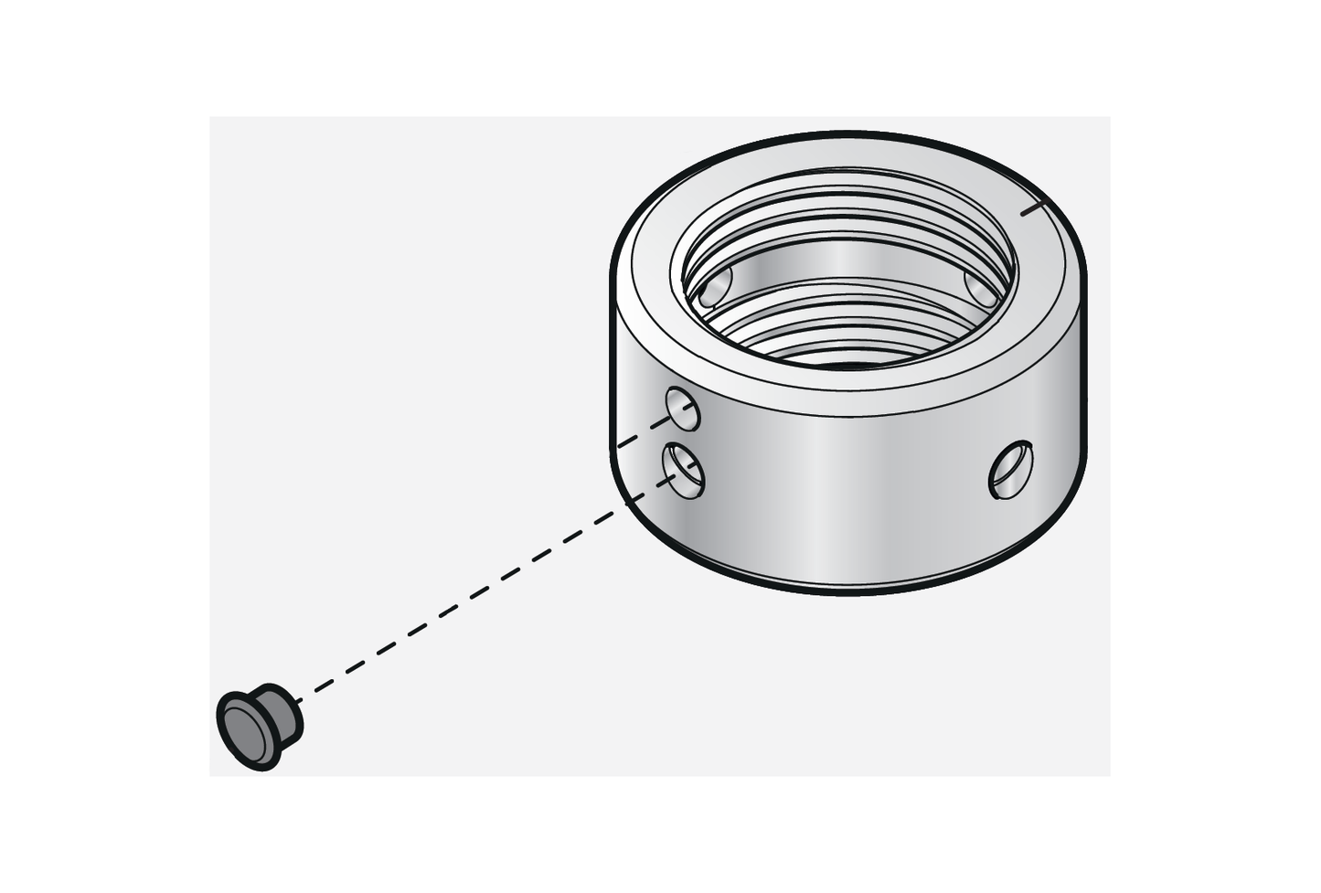 Hole covering cap