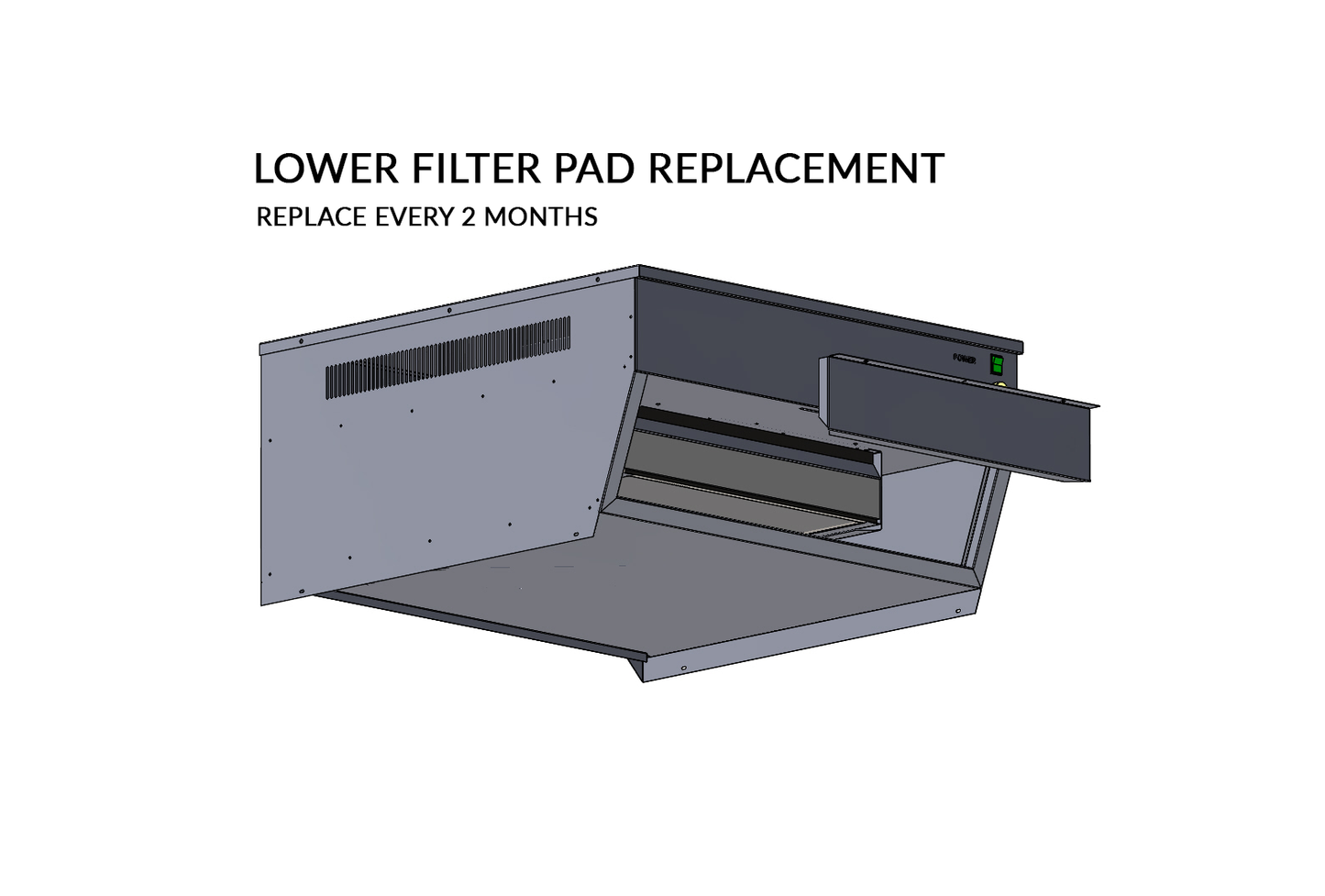 Lower Filter Pad